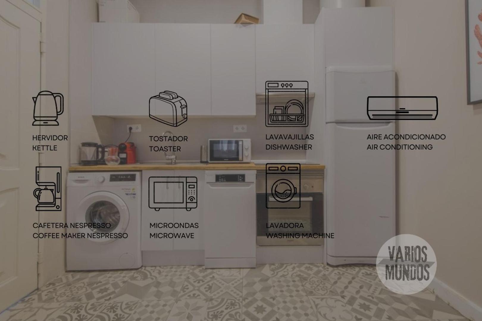 Bajo Duplex 7Pax A 5 Min De Gran Via-Malasana Мадрид Екстериор снимка